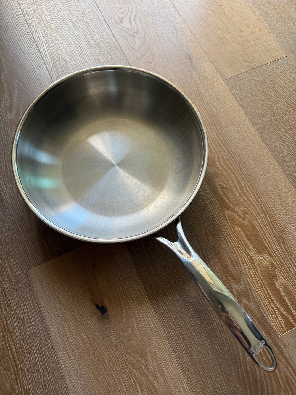 Cristel 11” Stainless Steel Stir Fry with Long Handle